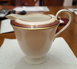 oscar de la renta bone china Creamer af008 gold bracelet red narumi japan
