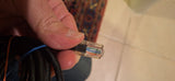 7' Network Cable Black BROKEN LATCH AT ONE END!!!