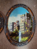 Framed Artwork Under Glass Set Of 3