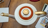 Cathy Hardwick for Mikasa Tawny Port A6875 Bone China Narumi Japan Teapot