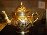 Samovar (Highly Decorated Tea Urn) Set - Diamonds Sapphires Rubies Emeralds