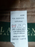 Beige Lauren by Ralph Lauren Sport Coat Size 40 Regular - Diamonds Sapphires Rubies Emeralds