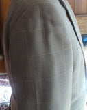 Beige Lauren by Ralph Lauren Sport Coat Size 40 Regular - Diamonds Sapphires Rubies Emeralds