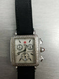 Michele Watch 71-600 B13686SS Swiss Movement Stainless Steel Case WateResistant - Diamonds Sapphires Rubies Emeralds