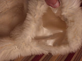Tahari Arthur S. Levine Faux Fur Vest Size Small