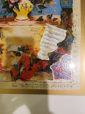 Alexander Wissotzky Serigraph Roses for Julia II - Diamonds Sapphires Rubies Emeralds