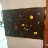 A Cubist Abstraction Painting '75