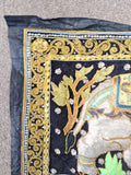 Vintage Handmade Indian Textile 22" X 17"