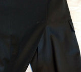 Joseph Bach Slim Fit Black Suit 100% SuperFine Australian Wool Size 42 (32waist)