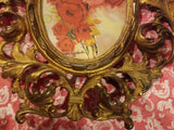 Artwork Depicting Flowers by Nelly del Carmen Toro Varela,  Artist Who Uses Feet