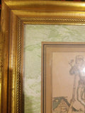 Framed Engraving by J.G. de Sainte Sauveur and Labrousse "Patre des Voges"