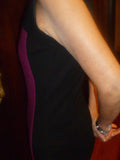 Lady's Pink Raoul Size 2 Dress with Exterior Pink Section Being 100% Wool - Diamonds Sapphires Rubies Emeralds