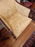 Set Of Yellow Couch And 2 Yellow Chairs