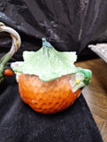 3 Piece Tea Set Ceramic Handmade Strawberry #91808
