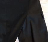 Joseph Bach Slim Fit Black Suit 100% SuperFine Australian Wool Size 42 (32waist) - Diamonds Sapphires Rubies Emeralds