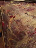 Mid century Modern Double sided  Abstract expressionist Painting