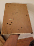 Signed Mid century abstract painting museum vintage quality - Diamonds Sapphires Rubies Emeralds