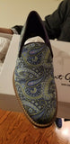 Robert Graham Paisley Men's Shoes Size 9 - Diamonds Sapphires Rubies Emeralds
