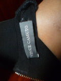 Lady's Black Vince Camuto Dress Size 2 - Diamonds Sapphires Rubies Emeralds