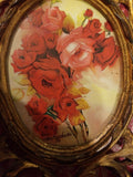 Artwork Depicting Flowers by Nelly del Carmen Toro Varela,  Artist Who Uses Feet