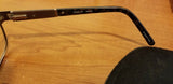 Karen Kane Mocha Wood Rose Eyeglass Frame Glasses Eyewear - 53 16 135 - Diamonds Sapphires Rubies Emeralds