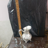 Vintage Silver Plated Pitcher 9" Tall