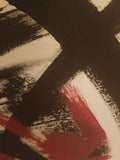Museum quality Signed Vintage Abstract expressionist Painting #930008