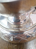 Hazorfim 925 Silver Salt And Pepper Holder Made In Israel 467 Grams