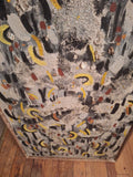 Mid Century Modern 1950's Abstract Painting Signed