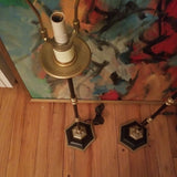 Pair of Mid Century Modern Hollywood Regency Lamps
