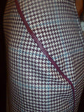 Purple Plaid Cynthia Steffe Dress Size 2 - Diamonds Sapphires Rubies Emeralds