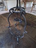 Mid Century Modern Abstract Iron Art Lamp