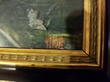 Pair Of Signed Framed French Themed Paintings