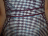 Purple Plaid Cynthia Steffe Dress Size 2 - Diamonds Sapphires Rubies Emeralds