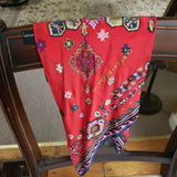 Vintage 1980's Never Worn Emanuel Ungaro Designer 100% Silk Ascot Made in Japan