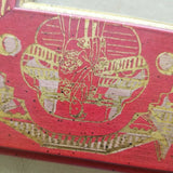 vintage chinoiserie Red Lacquer Designer Frame