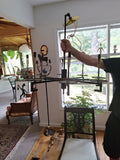 Vintage Mid Century Modern Designer Chandelier 8 Light