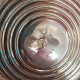Pair Of Candlesticks Pure Silver Reinforced with Cement
