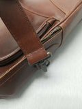Fivax Leather Messenger Bag - Diamonds Sapphires Rubies Emeralds