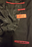 Joseph Bach Slim Fit Black Suit 100% SuperFine Australian Wool Size 42 (32waist) - Diamonds Sapphires Rubies Emeralds