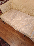 Set Of Yellow Couch And 2 Yellow Chairs