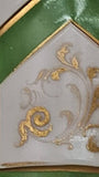 Osler Green Overlay Chandelier