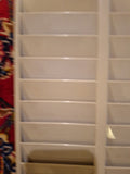 Punch Card Holder with 40 Slots 22.5" X 8.25", 2 Screws Included