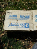 Vintage (NOS) Florida Tile Fawn Beige 10.0 sq. Ft. (4.25 x 4.25) #9508 - Diamonds Sapphires Rubies Emeralds