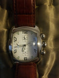 Technos Chronograph Watch 5 ATM Genuine Leather  (PLEASE NOTE MISSING 1 DIAL)