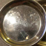 Set Of 6 Sterling Silver Cartier Small Plates