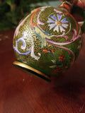 Moser 19th Century Emerald Crystal Enamel - Diamonds Sapphires Rubies Emeralds