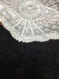 Bohemian Crystal Centerpiece 17.5" X 8.5"