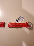 LE VIAN (LeVian) GENUINE LEATHER 14 MM WATCH STRAP ZAS 28 Red New