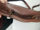 Fivax Leather Messenger Bag - Diamonds Sapphires Rubies Emeralds